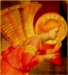Angels_140_3 Fra Angelico, detail of the Angel at the Annunciation