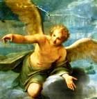 Angels_140_7 Marc Antonio Franceschini, The Angel appears to Hagar, detail of the painting