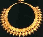 Jezebel_140_3 Gold necklace excavated from an ancient Near Eastern tomb