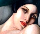 Bad women of the Bible; Tamara Lempicka painting, detail Bad women of the Bible; Tamara Lempicka painting, detail