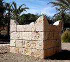 Reconstruction of a sacrificial altar Reconstruction of a sacrificial altar