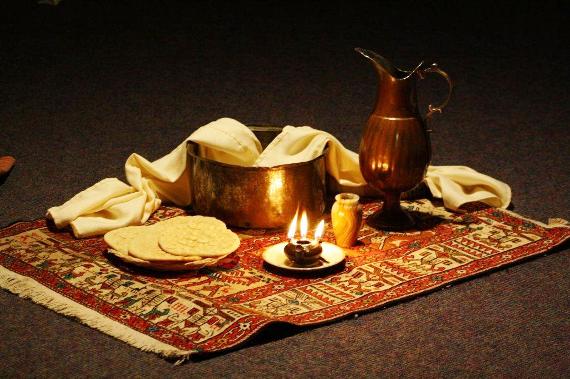 Bread, wine, oil, light: Christian symbols Bread, wine, oil, light: Christian symbols