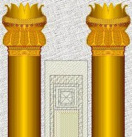 Bible study activities: The two columns at the entrance of Solomon's Temple