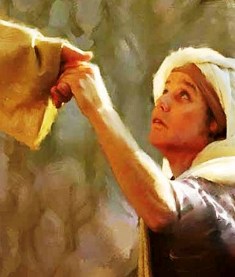 Bible study activities: Jesus raises a woman from her kneeling position