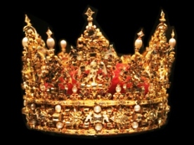 Bible study ideas: golden crown studded with jewels