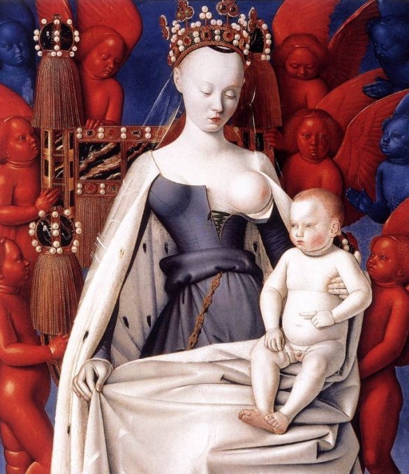 Madonna, Jean Fouquet Madonna, Jean Fouquet