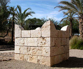 Bible Woman: Jezebel. Reconstruction of a mountain-top sacrificial altar