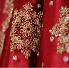 Clothing_140_3 Richly embroidered red silk cloth