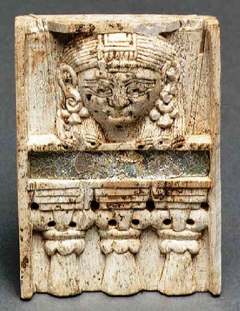 Athaliah in the Bible: Ancient ivory plaque showing the famous 'Woman at the Window
