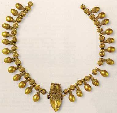Ancient gold necklace