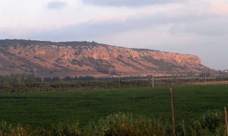View of Mount Carmel, where the prophets of Baal clashed with Elijah