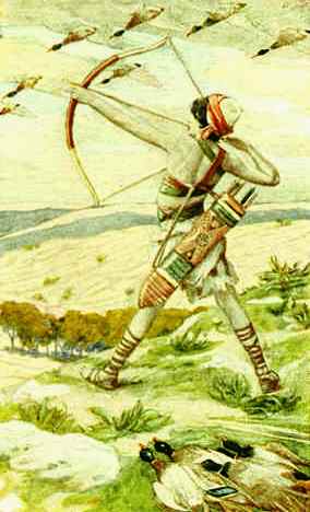 Young People in the Bible: Ishmael the archer, James Tissot