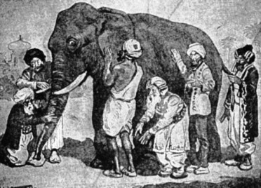 Belief in God, Meditation: the blind men and the elephant
