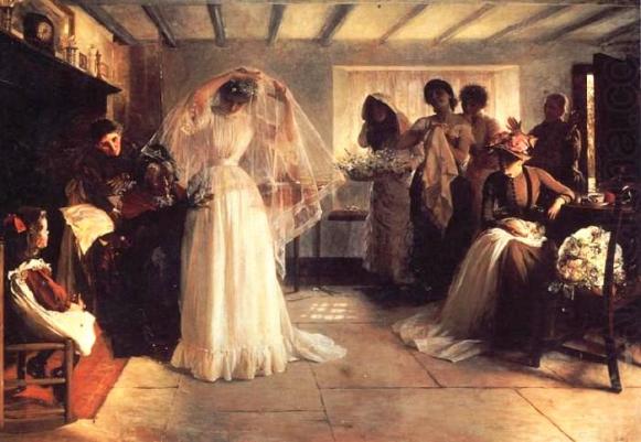 Book of Ecclesiastes: Bride on her wedding day, painting