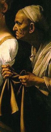 Detail from Caravaggio's 'Judith and Holofernes'