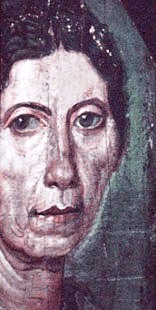 Copy_of_2.4-1_SAMARITAN_WOMAN_Coffin_portrait_of_a_Middle_Eastern_woman_2nd_century_AD Middle Eastern woman, 2nd century AD, from the Fayum coffin portraits