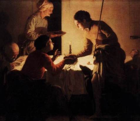 Esau Sells his Birthright, painting by Hendrick ter Brugghen