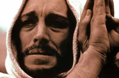 Bible movies, films. The anguished face of Christ in 'The Greatest Story Ever Told'