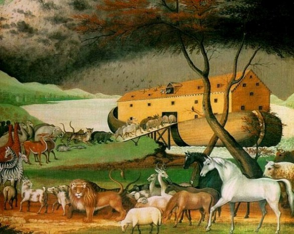 The Animals enter the Ark, Edward Hicks