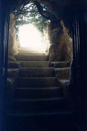 Entrance to an ancient tomb