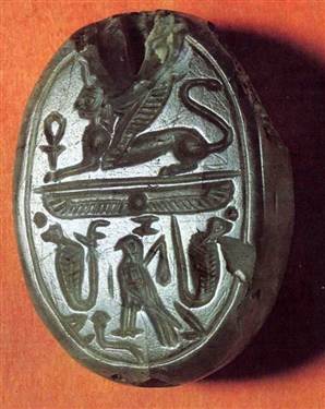 An ancient seal, said to have been the seal of Jezebel