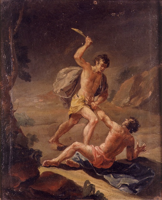 Cain Kills Abel, artist unknown