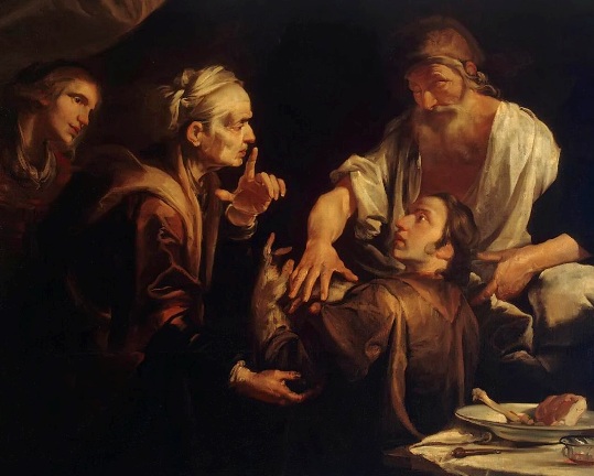 Isaac Blessing Jacob Gioachino Assereto, 1640