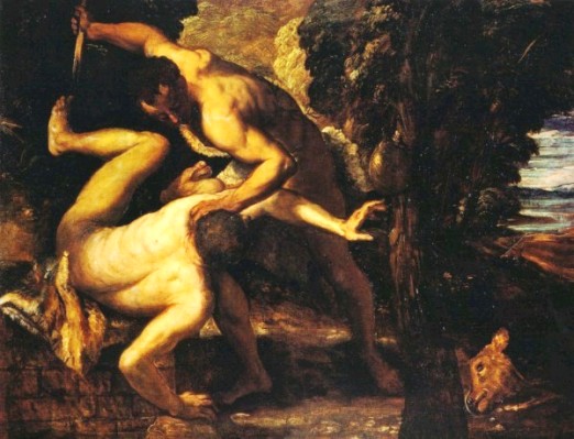 Paintings of Cain and Abel: Cain and Abel, Tintoretto