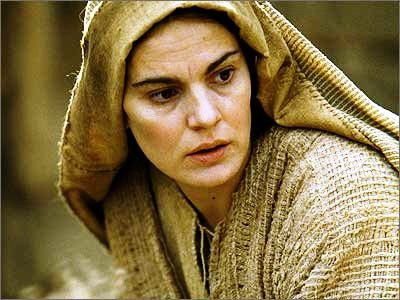 Bible movies, films. Mary, mother of Jesus of Nazareth, in 'The Passion of the Christ'