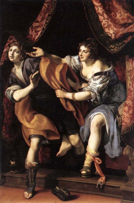 Bible paintings: Joseph and Potiphar's Wife, Ludovico Cigoli, 1610