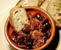 Bible Food: a simple, tasty bowl of olives, baked onions and bread