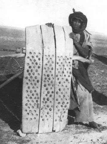 Jerusalem before King David: 1937 photograph of a Threshing Sledge