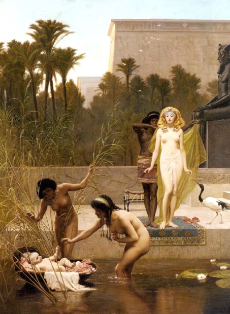 Moses Paintings: 'The Finding of Moses', Frederick Goodall