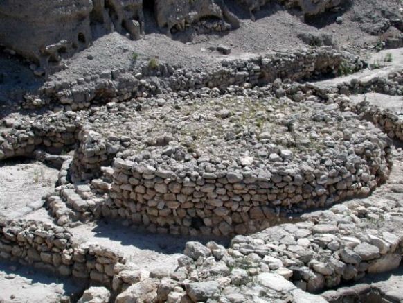 Altar at the ancient city of Megiddo