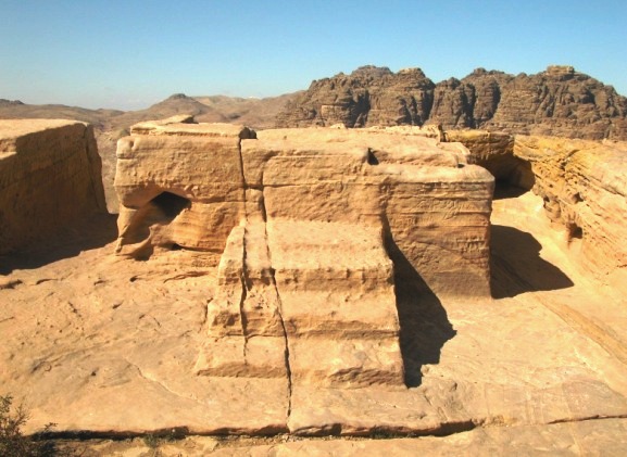 A 'high place' altar at Petra